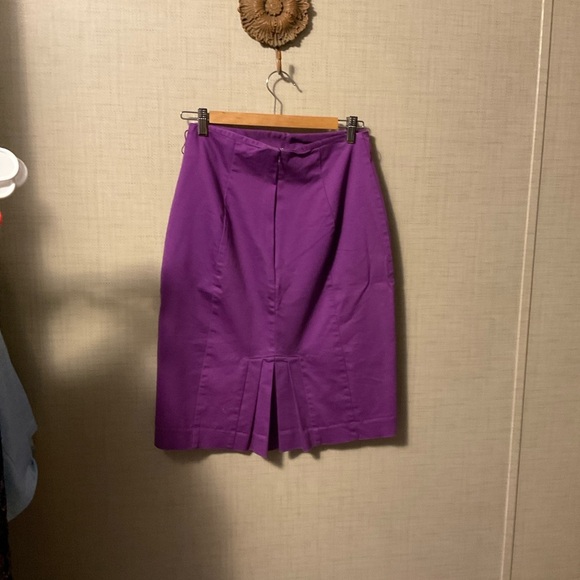 Worthington Vibrant Purple Pencil Skirt - Picture 2 of 7